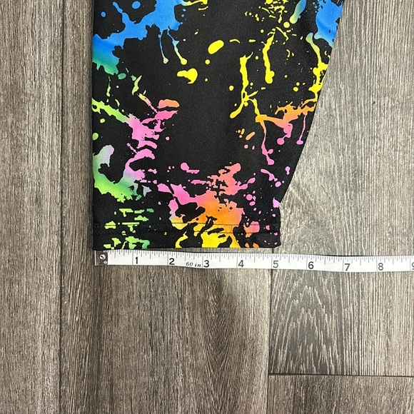 Women’s SHEIN 2X colorful splatterpaint leggings - Picture 10 of 13
